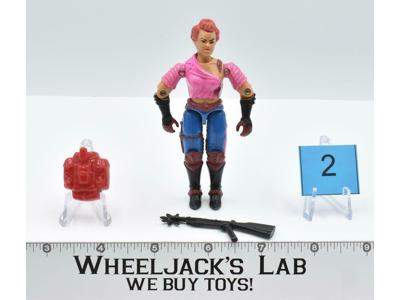 Zarana #2 V1 100% Complete GI Joe ARAH Vintage Hasbro 1986 Action Figure