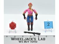 Zarana #2 V1 100% Complete GI Joe ARAH Vintage Hasbro 1986 Action Figure