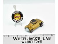 Classic '36 Ford Coupe Champagne &amp; Button Redlines 1968 Hot Wheels Mattel