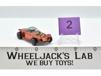 Beatnik Bandit #2 Orange 1968 Hot Wheels Mattel Vintage Redline RL