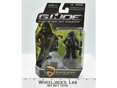 Snake Eyes Paris Pursuit G.I.Joe Rise of Cobra 2009 Hasbro NEW SEALED MOSC