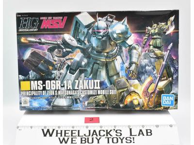 MS-06R-1A Zaku II #2 Customize Mobile Suit Gundam Bandai 2013 MISB