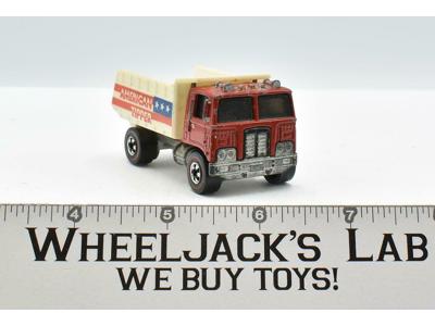 American Tipper Red Hot Wheels 1973 Mattel Vintage Redline