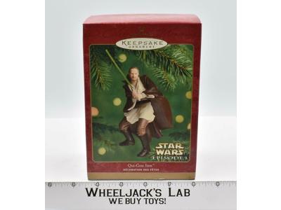 Qui-Gon Jinn Wars Hallmark Keepsake Christmas Ornament 2000 MIB