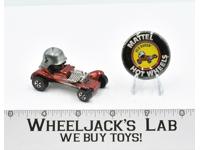 Red Baron With Button Redline Hot Wheels 1970 Mattel Vintage RL