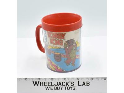 Donkey Kong Lenticular Coffee Mug 1982 Nintendo Thermo Serv Vintage Cup