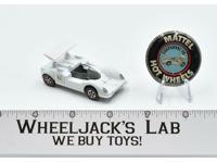 Chaparral 2G White With Button 1969 Redline Hot Wheels Mattel Vintage Redline RL