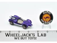 Mantis Purple With Button 1970 Redline Hot Wheels Mattel Vintage RL