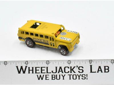 The Heavyweights S'Cool Bus Yellow 1970 Redline Hot Wheels Mattel Vintage