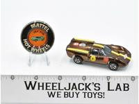 Lola GT70 Brown With Button 1969 Redline Hot Wheels Mattel Vintage RL