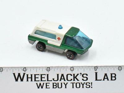 The Heavyweights Ambulance Green 1970 Redline Hot Wheels Mattel Vintage