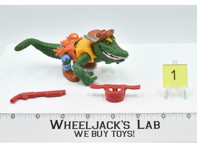 Leatherhead #1 100% Complete Teenage Mutant Ninja Turtle 1989 Playmates Figure
