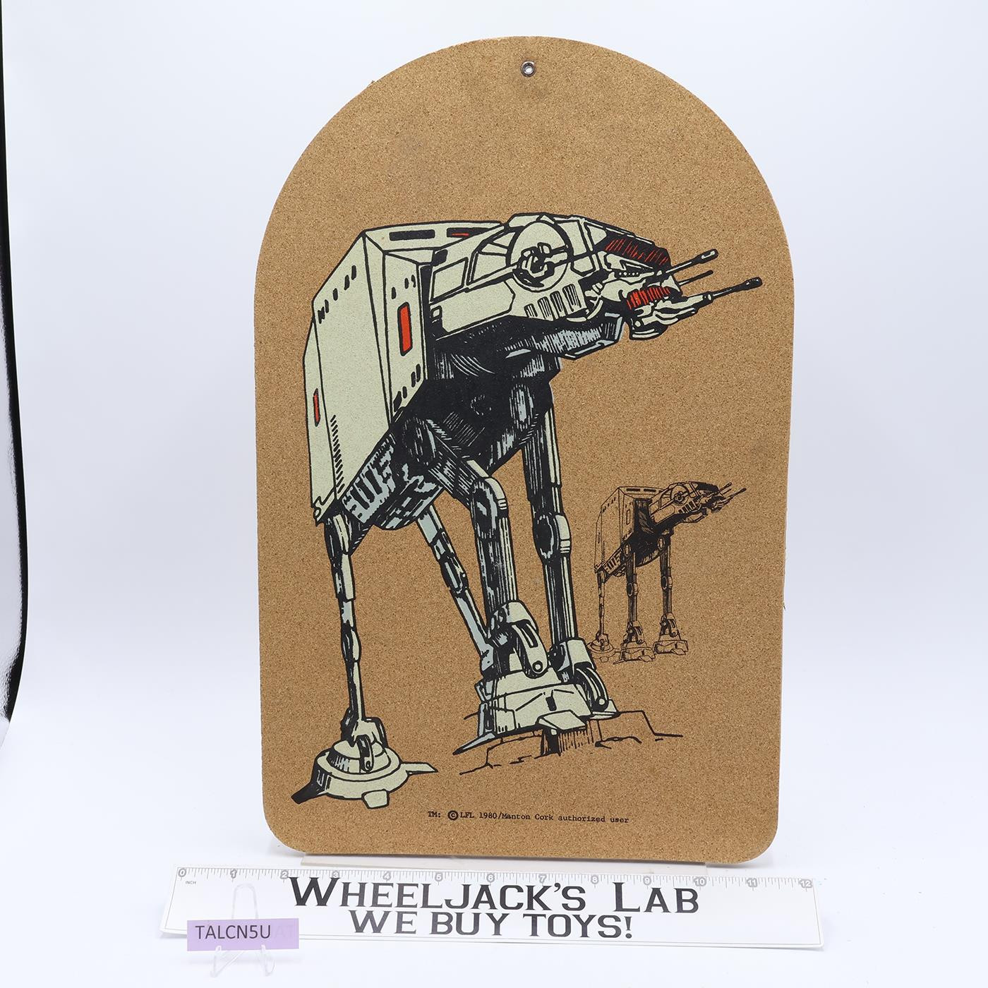 AT-AT Imperial Walker Star Wars ESB 1980 Manton Cork Corkboard