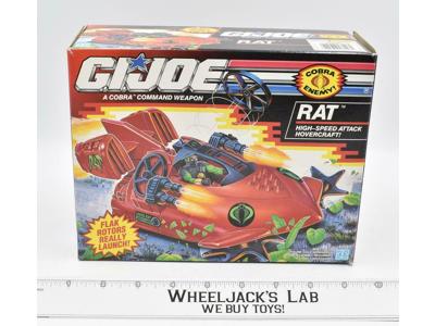 Rat High-Speed Attack Hovercraft W/Box GI Joe 1991 Action Figure