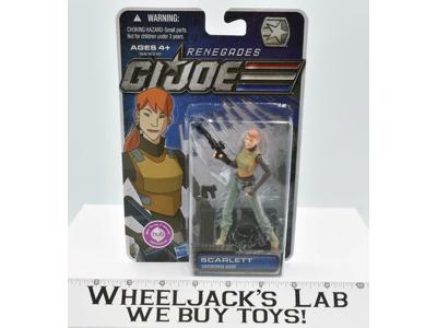 Scarlett Undercover Agent G.I. Joe Renegades 2010 Hasbro NEW MOSC SEALED