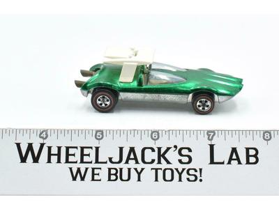 Swingin' Wing Green 1970 Redline Hot Wheels Mattel Vintage RL