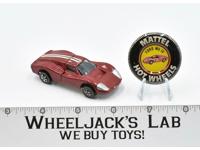 Ford Mark IV Red With Button 1969 Redline Hot Wheels Mattel Vintage RL