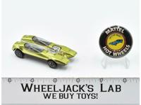 Splitting Image Lime With Button 1969 Redline Hot Wheels Mattel Vintage RL