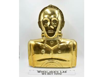 C-3PO Gold Action Figure Storage Case W/Insert 1983 ROTJ Kenner Star Wars