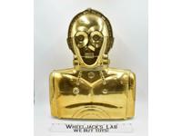 C-3PO Gold Action Figure Storage Case W/Insert 1983 ROTJ Kenner Star Wars