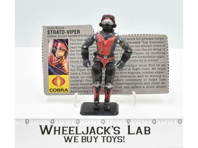 Strato-Viper V1 100% Complete 1986 GI Joe ARAH Vintage Hasbro Action Figure