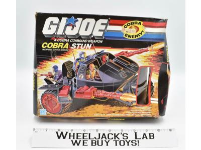 Cobra Stun Vehicle W/Box GI Joe 1986 Action Figure