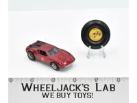AMX/2 Magenta With Button 1971 Redline Hot Wheels Mattel Vintage RL