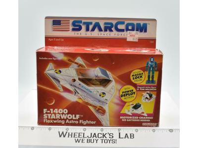StarWolf Flexwing F1400 Complete MIB Starcom 1986 Coleco Action Figure Vehicle