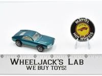 Custom AMX Aqua With Button 1969 Redline Hot Wheels Mattel Vintage RL