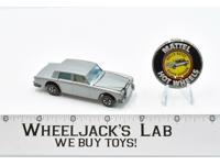 Rolls-Royce Silver Shadow Grey Enamel 1969 Redline Hot Wheels Mattel Vintage RL