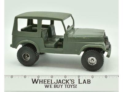 US Army Covered Jeep 9370 Plastic Vintage 1980's Processed Plastics Toys