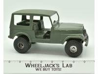 US Army Covered Jeep 9370 Plastic Vintage 1980's Processed Plastics Toys