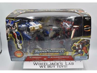 Prowl &amp; Starscream #2 NEW MISB Energon 2004 Transformers Hasbro Action Figure