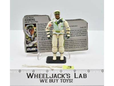 Iceberg #3 V1 100% Complete 1986 GI Joe ARAH Hasbro Vintage Action Figure