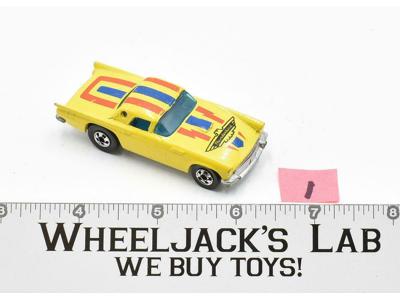 '57 T-Bird #1 Yellow 1977 Mattel Blackwall Vintage Hot Wheels
