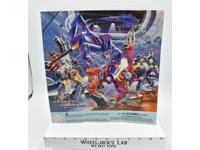 Superion Insert Poster Glow In The Dark 1986 G1 Transformers Vintage