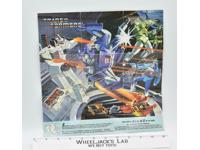 Metroplex Insert Poster Glow In The Dark 1986 G1 Transformers Vintage