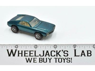 Custom AMX Aqua 1969 Redline Hot Wheels Mattel Vintage RL