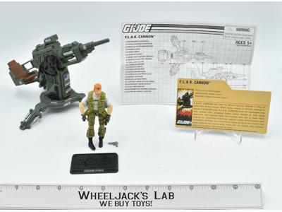 F.L.A.K. Cannon &amp; Stuart G.I. Joe 2009 Action Figure Vehicle ARAH