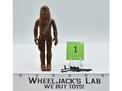 Chewbacca #1 GREEN POUCH 100% Complete Star Wars 1977 Kenner Figure NO REPRO