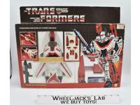 Jetfire WHITE NICE FIGURE UNUSED STICKERS Complete w Box 1985 G1 Transformers