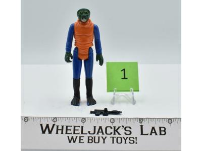 Walrus Man #1 100% Complete Star Wars 1978 Vintage Kenner Action Figure NO REPRO