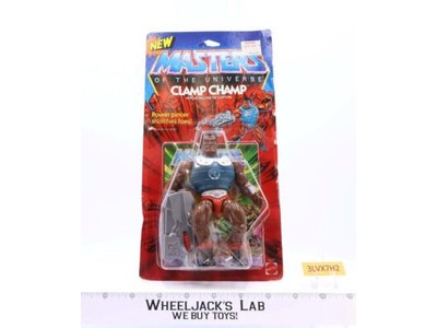 Clamp Champ Masters of the Universe MOTU 1986 Mattel MOSC SEALED NEW Action