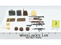 Lot Battle Gear Accessory 5 Set 3 1987 Weapons GI Joe Vintage Action Figure