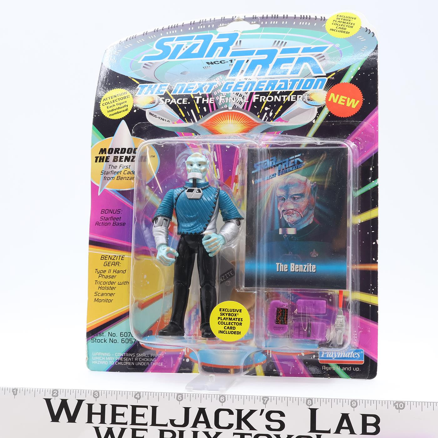 The Benzite Star Trek Next Generation 1993 Playmates Vintage UNPUNCHED MOSC