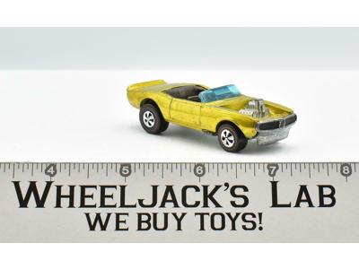 Light-My-Firebird Gold 1969 Repaint Redline Hot Wheels Mattel Vintage Redline RL
