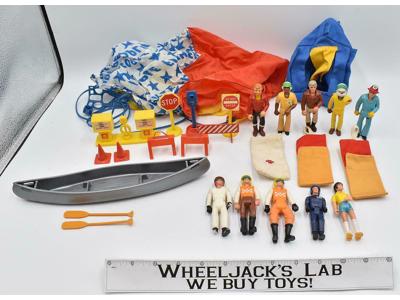 Lot of Adventure People 1978 Fisher Price Action Figures &amp; Accessories