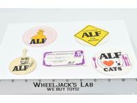 Alf Official Fan Club Membership Card, Pin and Stickers