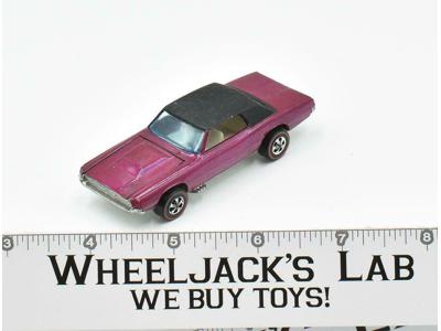 Custom T-Bird Creamy Pink 1968 Redline Hot Wheels Mattel Vintage Redline RL