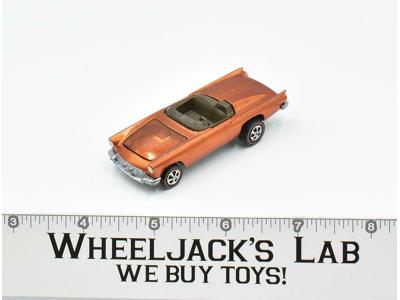 Classic '57 T-Bird Orange 1968 Redline Hot Wheels Mattel Vintage RL